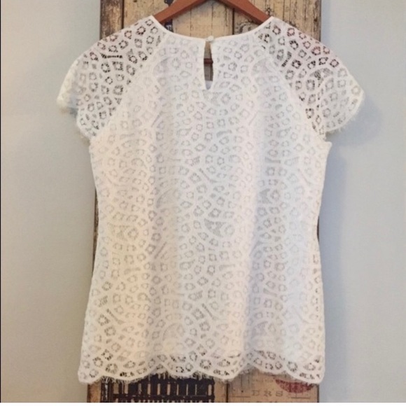 🤍SOLITAIRE Lace Overlay Top🤍 - Picture 3 of 7